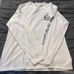 Gildan Men's White and Black Tshirt